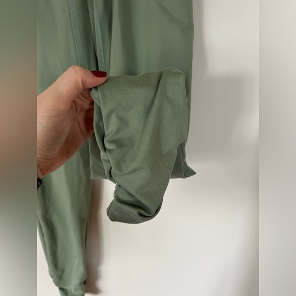 Gymshark Whitney Simmons Jogger Pants Women Size S Fitted Ruched Moss Green​ - Picture 8 of 13